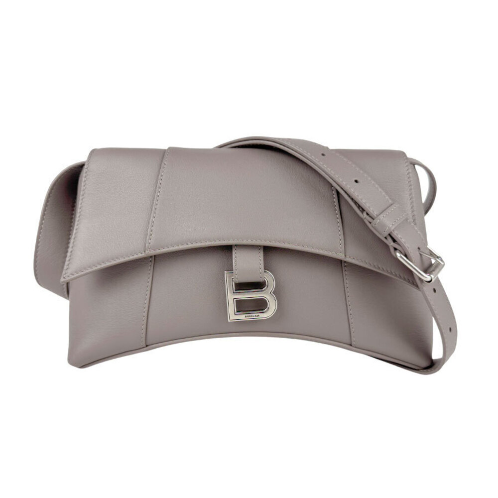 Balenciaga Downtown XS Shoulder Bag Gray Leather